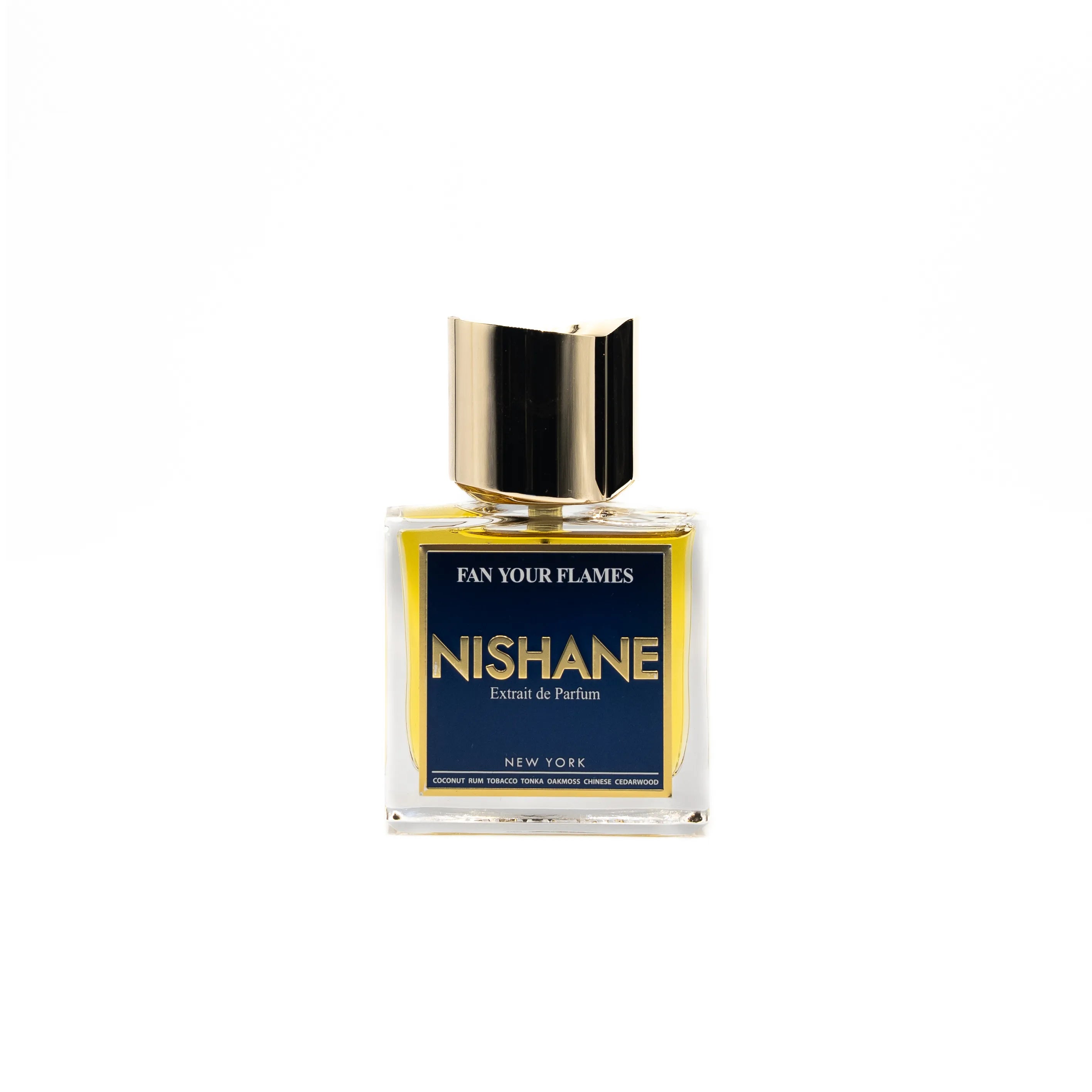 Nishane perfume bottle on a white background